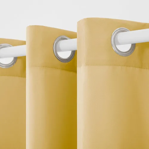 Vista 162 de TOWN & COUNTRY BASICS Cabana Cortinas Sólidas de Peso Pesado para Interiores y Exteriores, Opacidad de Filtrado de Luz con Parte Superior de Ojales
