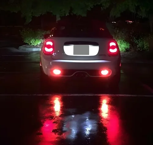 Vista 3 de iJDMTOY Kit de habilitación de lámpara antiniebla trasera LED compatible con MINI Cooper R56 R57 R58 F59 F55 F56 F57, incluye (1) bombilla LED