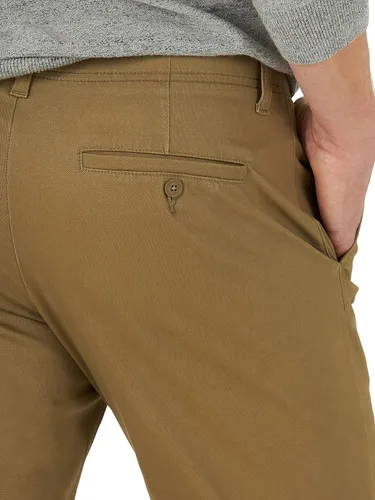 Vista 4 de Lee Extreme Motion Pantalón regular recto sin pliegues al frente para hombre