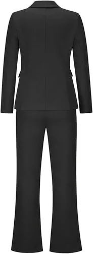 Vista 5 de MFJESEAA Traje de manga larga para mujer, para otoño e invierno, traje elegante para mujer, oficina, baberos de snowboard