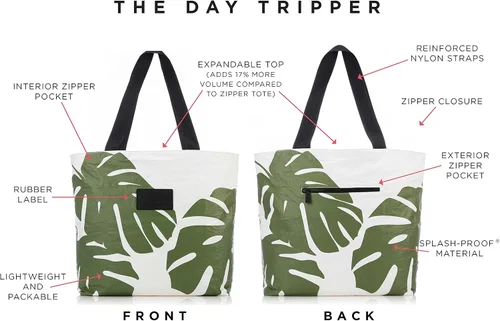 Vista 2 de ALOHA Collection Totes, Monstera en algas
