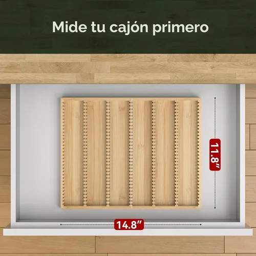 Vista 2 de Organizador de cajones de bambú para cápsulas de café Nespresso