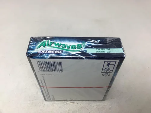 Vista 4 de Wrigleys Airwaves Extreme Mentol de menta y eucalipto, caja de 30.