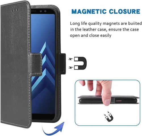 Vista 4 de Funda tipo cartera para Samsung Galaxy A8 2018 Mujeres Hombres