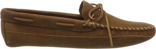 Vista 6 de Minnetonka Suela suave de doble parte inferior para hombre, Marrón
