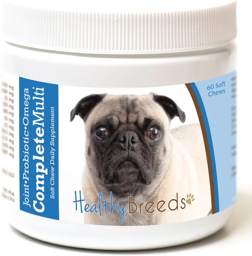 Vista 216 de Healthy Breeds Affenpinscher todo en uno multivitamínico suave masticable 60