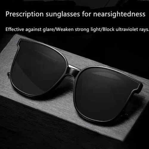 Vista 5 de Gafas de sol miopía para hombres y mujeres, gafas de miopía para distancia, gafas de sol con marco TR90