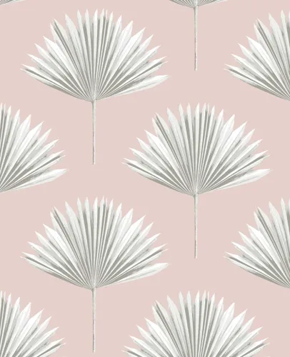 Vista 12 de NextWall Papel tapiz tropical para despegar y pegar de palmera (brote verde)