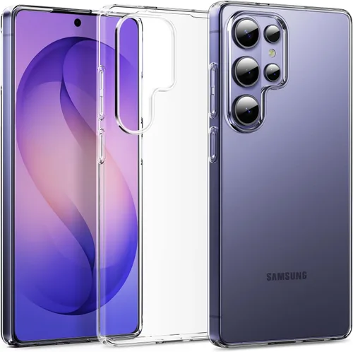 Vista 19 de Funda para Samsung Galaxy S21 Plus, ultra delgada y flexible, TPU resistente a los arañazos, gel de goma suave de silicona protectora transparente