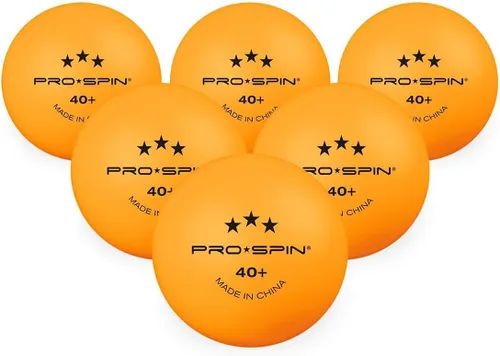 Vista 2 de PRO-SPIN Ping Pong Balls - 3-Star Premium Orange Table Tennis Balls High-Performance 40+ ABS Professional Quality Ultimate Durability for Indoor