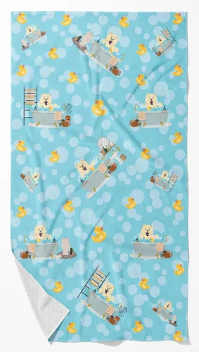 Vista 119 de Caroline's Treasures WDK5738BTLG Airedale - Toalla de baño grande para bañera