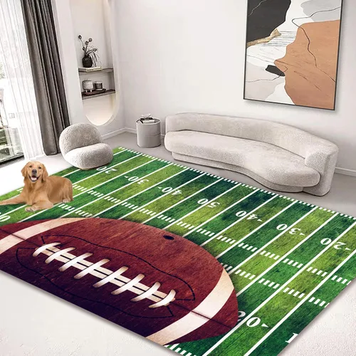 Vista 7 de Alfombra de área grande lavable de 5 x 6 pies para sala de estar, dormitorio, decoración del hogar, guitarra, música, instrumentos musicales