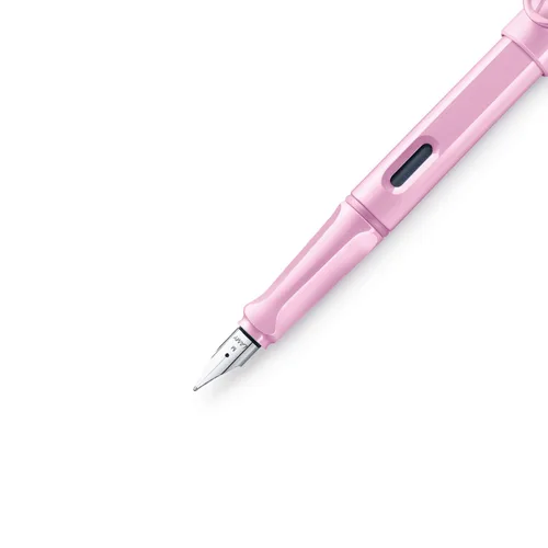 Vista 2 de LAMY L2DLR-EF - Pluma estilográfica, punta fina EF, safari, rosa claro, doble uso, edición limitada