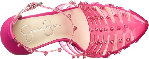 Vista 5 de Jessica Simpson Westah - Bomba de tacón con correa de tobillo tachonada para mujer