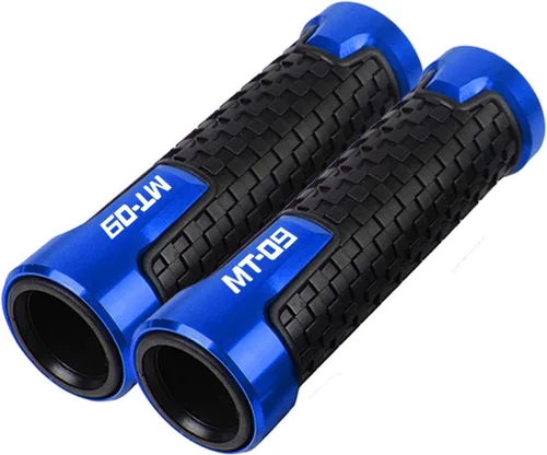 Vista 16 de Para Yamaha MT-09 FZ-09 2014 2015 2016 MT09 FZ09 MT FZ 09 Accesorios de motocicleta Manillar Grips Mano extremos Cap (Color : A Negro)