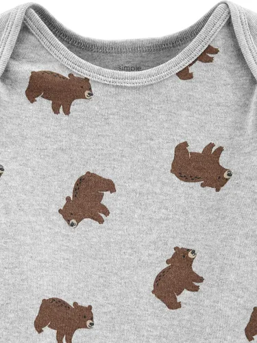Vista 2 de Simple Joys by Carter's Bata de dormir de algodón neutro para bebé (3 unidades)