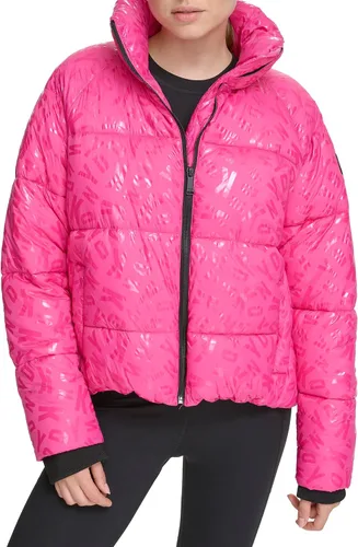 Vista 2 de DKNY Performance Repreve Fill Boxy High Low Puffer para mujer