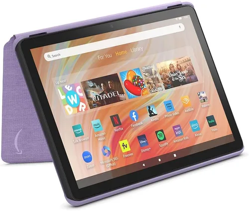 Vista 8 de Funda de protección para tablet Amazon Fire HD 10 (solo compatible con la tablet de 13.ª generación lanzada en 2023)-Negro