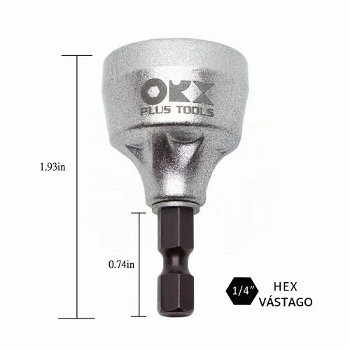Vista 4 de ORXPLUS Tools - Juego de 2 herramientas de chaflán de desbarbado interno