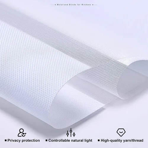 Vista 15 de Persianas motorizadas de cebra para ventanas, persianas inteligentes con control remoto, filtrado de luz, compatibles con Alexa Google Home