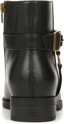 Vista 8 de Vionic Botines Vienna Rhiannon de cuero con cremallera para mujer, botines cómodos que ayudan al dolor de talón, fascitis plantar con soporte