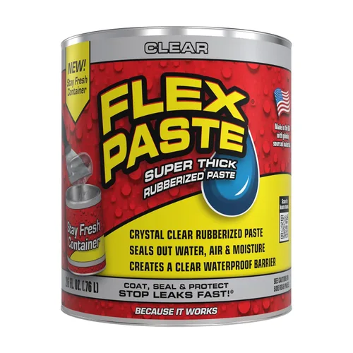 Vista 8 de Flex Paste, masilla impermeable y pintada, sellador de spackle, relleno para grietas, huecos y agujeros - Bloquea el agua y el aire - Resistente a
