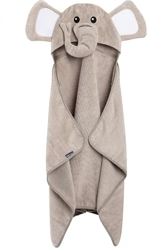 Vista 9 de Toalla de animal con capucha calidad premium: ultra suave, súper absorbente, XL 49 x 28 pulgadas, para niños y bebés, para baño, playa, piscina