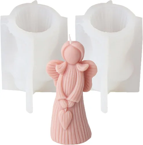 Vista 20 de Moldes de silicona para velas (paquete de 2 velas de erizo)