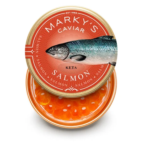 Vista 4 de MARKY'S Keta Salmon Roe - 4 oz / 113 g