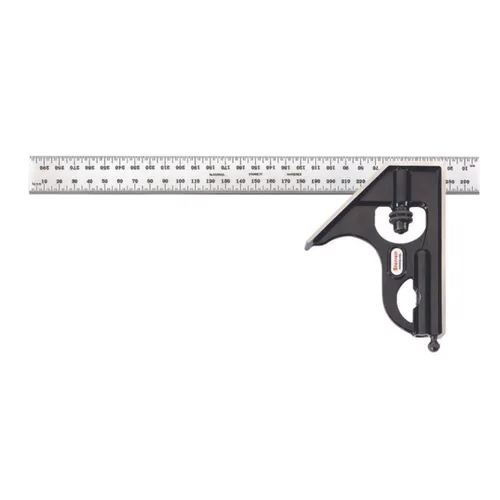 Vista 32 de Starrett Cuadrado combinado de acero con cabeza cuadrada, longitud de hoja