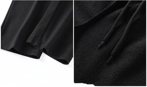 Vista 4 de Conjunto deportivo casual para hombre, talla grande, chaquetas de manga larga para invierno, pantalones para correr, trotar, deportes, trajes de 2