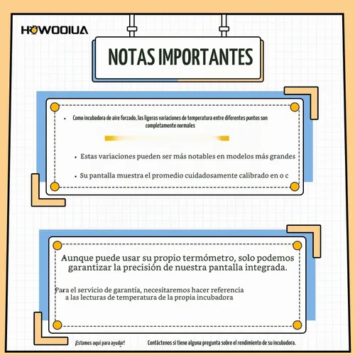 Vista 8 de HOWOOlUA - Incubadora de 56 huevos para incubar huevos con giro automático, control de temperatura y humedad, incubadora integrada de huevos de gran