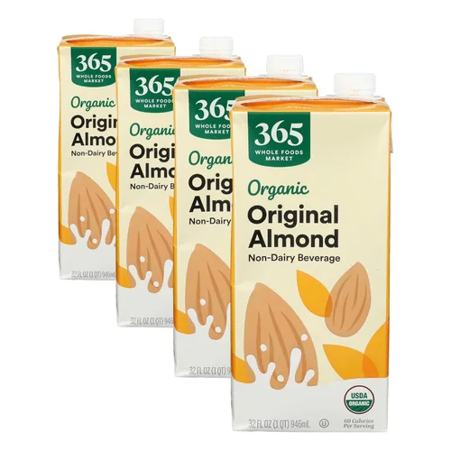 Vista 9 de 365 by Whole Foods Market, Leche de almendras original orgánica, 32 onzas líquidas