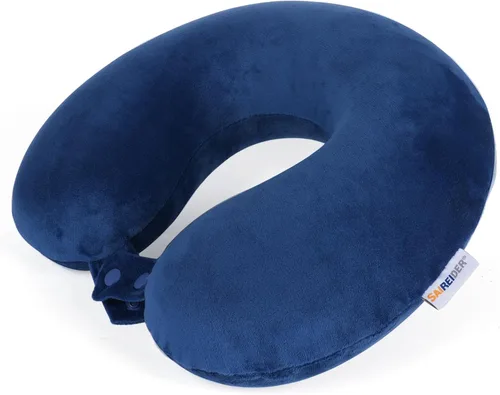 Vista 12 de SAIREIDER Almohada de viaje de espuma viscoelástica 100% pura, almohada de viaje para el cuello, almohada de avión para viajes, automóvil, hogar