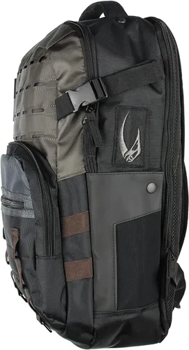Vista 2 de Bioworld Star Wars The Mandalorian Bounty Hunter Mochila de manga acolchada para laptop de 19 pulgadas