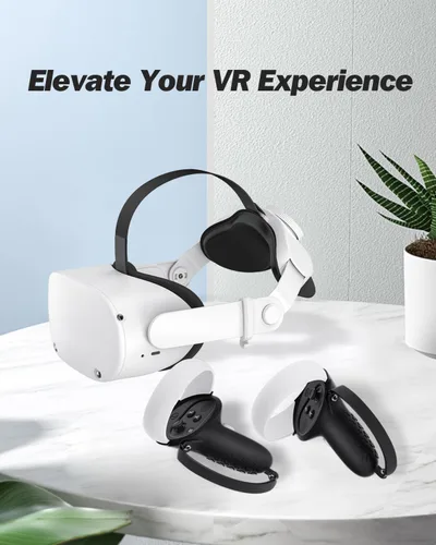 Vista 8 de SUPERUS Funda de agarre para controlador Oculus Quest 2, textura antideslizante, accesorios de realidad virtual compatibles con Meta Quest 2, funda