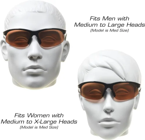 Vista 3 de proSPORT BIFOCAL - Lectores de lentes de sol tintados para hombres y mujeres, alta definición, amarillo ámbar, humo +1.50 +1.75 +2.00 +2.25 +2.50