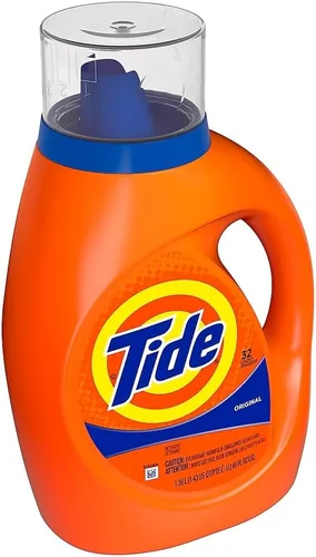 Vista 3 de Tide Jabón líquido detergente para ropa, original, 32 cargas, 46 onzas líquidas, 46 onzas líquidas