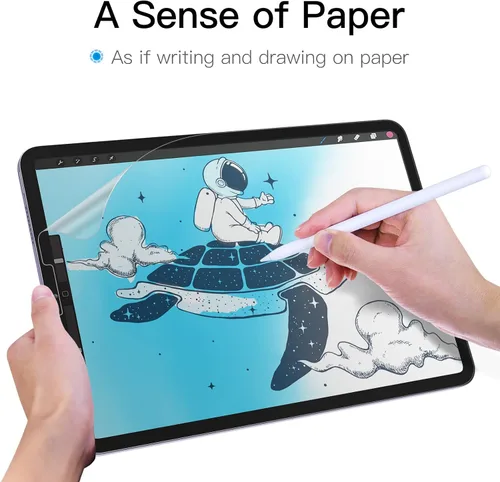 Vista 3 de JETech Protector de pantalla de papel para iPad Air 5/4 (10.9 pulgadas, modelo 2022/2020, 5ª/4ª generación), antirreflejo, película de papel PET