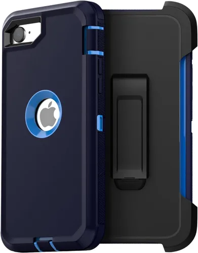 Vista 16 de AICase Funda para iPhone SE Case de 3ª y 2ª Generación, para iPhone SE 2022/2020 Protector de Pantalla Integrado Resistente Protección Antigolpes