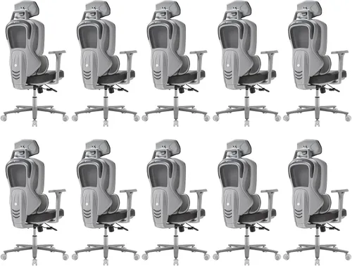 Vista 14 de EUREKA ERGONOMIC Typhon - Silla ergonómica de oficina, sillas de escritorio de oficina en casa, sillas de juegos para adultos, silla de oficina