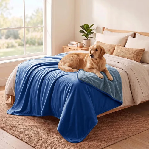 Vista 30 de Manta impermeable para perros pequeños, a prueba de fugas, manta reversible para sofá, cama, protector de muebles lavable a máquina, 25 x 35