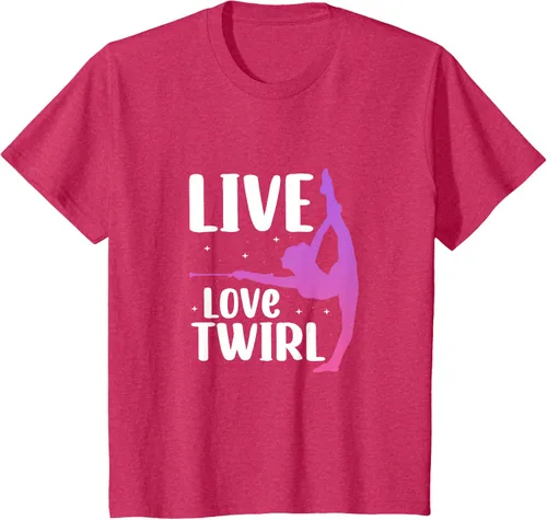 Vista 52 de Camiseta Twirl Baton Twirling Twirler Majorettes, Negro