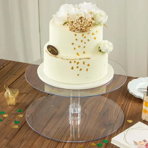 Vista 6 de Efavormart - Soporte para decoración de postres de 2 niveles de 18 pulgadas para cumpleaños, Navidad, fiesta, boda