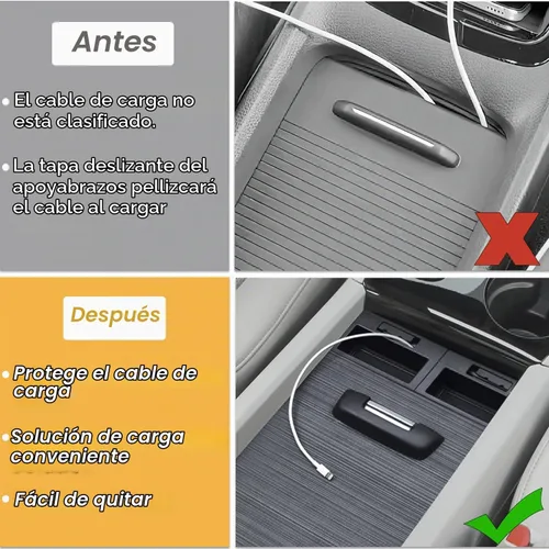 Vista 2 de PIMCAR Adaptador de Consola Central para Cable de Teléfono Compatible con Honda Pilot 2016-2022/Ridgeline 2017-2023/Passport 2019-2023, Conveniente