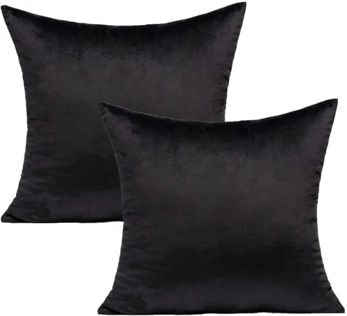 Vista 9 de VAKADO Juego de 2 fundas de almohada de terciopelo beige crema de 16 x 16 pulgadas, fundas de cojín cuadradas suaves y sólidas, decoración del hogar