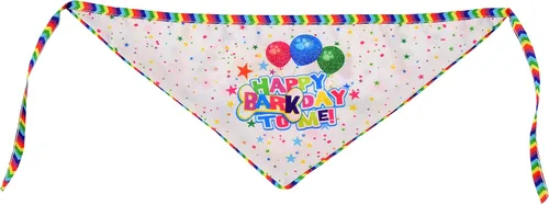 Vista 3 de Rubie's It's My Bark Day - Bandana reversible para mascotas, talla S / M