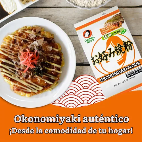 Vista 3 de Otafuku Okonomiyaki Harina, 12 porciones, 15.9 oz (1 libra)
