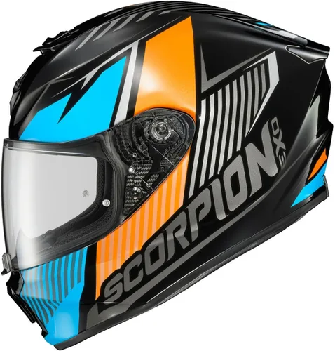 Vista 16 de ScorpionEXO R330 - Casco de motocicleta de cara completa con Pinlock Ready Shield Bluetooth con bolsillos para altavoces DOT ECE aprobado Bendr