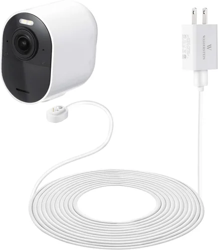 Vista 9 de Wasserstein - Cable de carga exterior resistente a la intemperie de 6 pies/1.8m con adaptador de carga rápida compatible con Arlo Ultra/Ultra 2/Pro